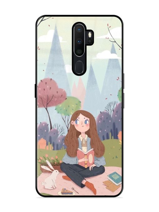 The Bookish Escape Glossy Soft Edge Case for Oppo A9 (2020) Chachhi