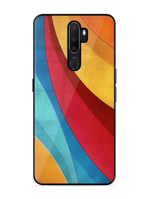 Curving Canvas Glossy Soft Edge Case for Oppo A9 (2020) Chachhi