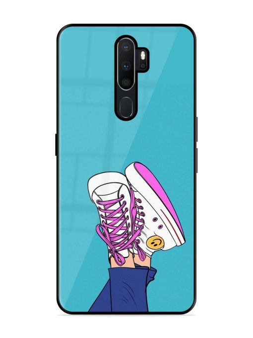 Kick Back And Chill Glossy Soft Edge Case for Oppo A9 (2020) Chachhi