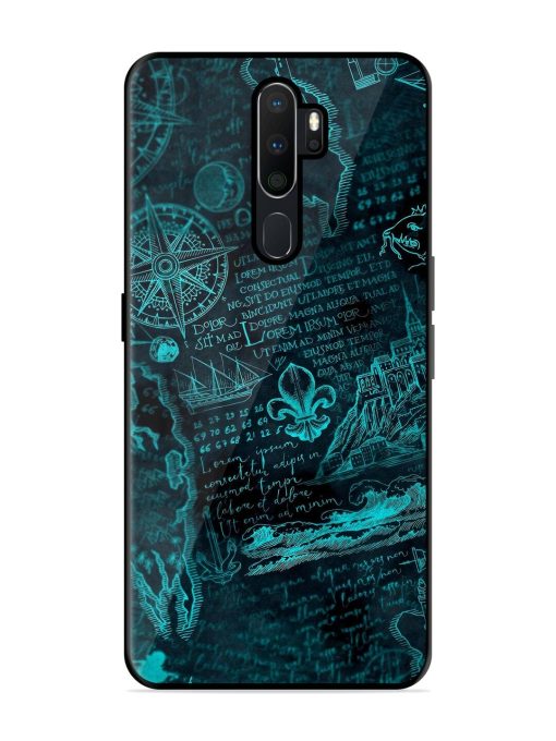 Nautical Notebook Glossy Soft Edge Case for Oppo A9 (2020) Chachhi