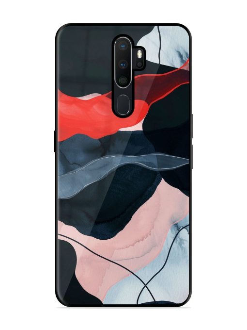 Dark Currents Glossy Soft Edge Case for Oppo A9 (2020) Chachhi