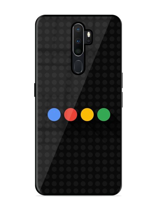 Google Dots Glossy Soft Edge Case for Oppo A9 (2020)