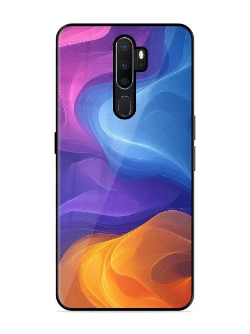 Cosmic Currents Glossy Soft Edge Case for Oppo A9 (2020) Chachhi