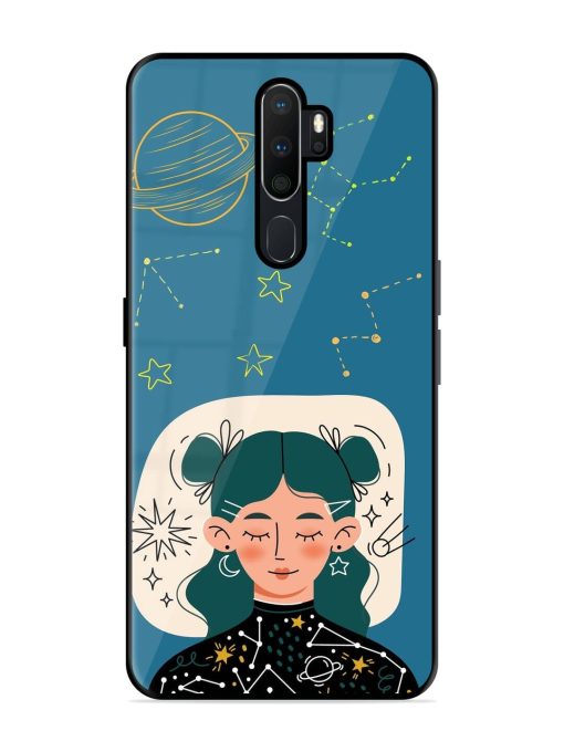 Cosmic Daydreamer Glossy Soft Edge Case for Oppo A9 (2020) Chachhi