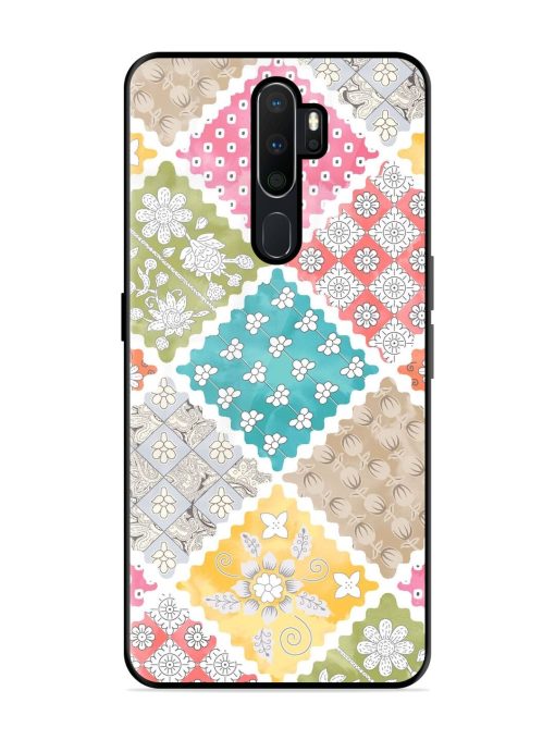 Patchwork Dreamscape Glossy Soft Edge Case for Oppo A9 (2020) Chachhi