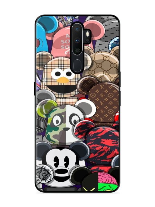 Streetwear Bearbrick Extravaganza Glossy Soft Edge Case for Oppo A9 (2020) Chachhi