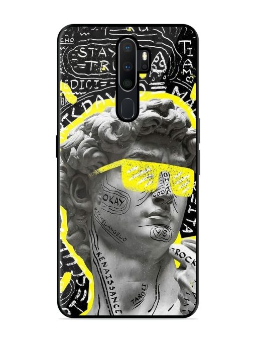 The Renaissance Rockstar Glossy Soft Edge Case for Oppo A9 (2020) Chachhi