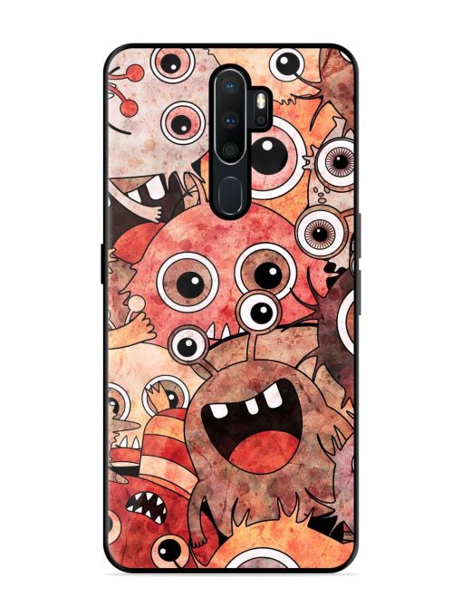 Monster Mash Glossy Soft Edge Case for Oppo A9 (2020) Chachhi