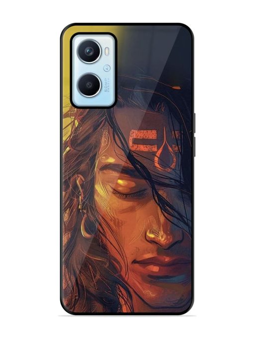 Tranquil Shiva Glossy Soft Edge Case for Oppo A96 Chachhi