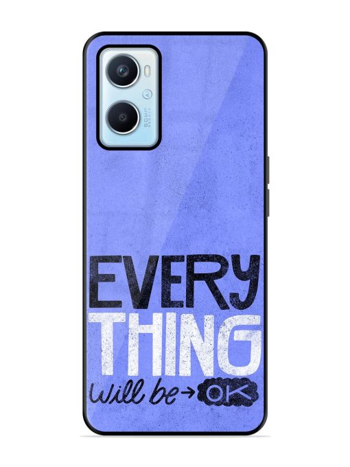 Hopeful Hues Glossy Soft Edge Case for Oppo A96 Chachhi