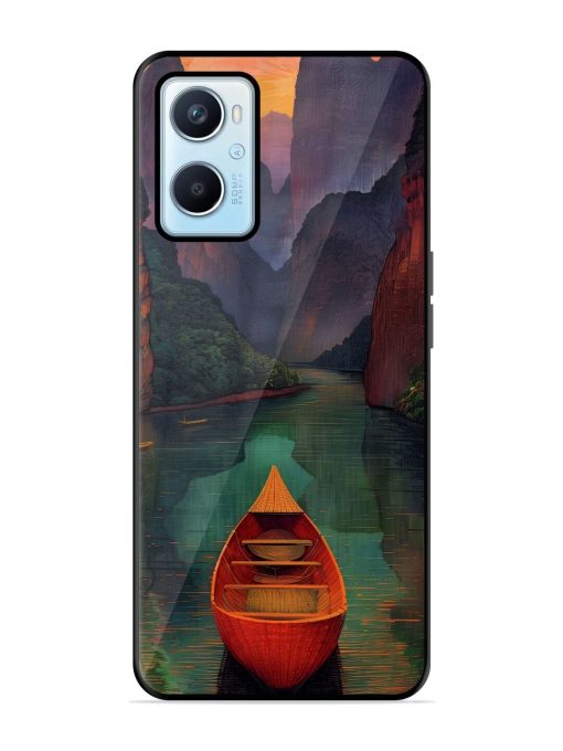 Serene Passage Glossy Soft Edge Case for Oppo A96 Chachhi