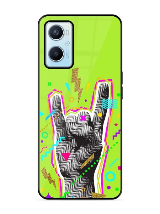 Neon Rock Glossy Soft Edge Case for Oppo A96 Chachhi