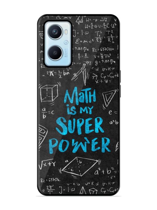 Math Magic Glossy Soft Edge Case for Oppo A96 Chachhi