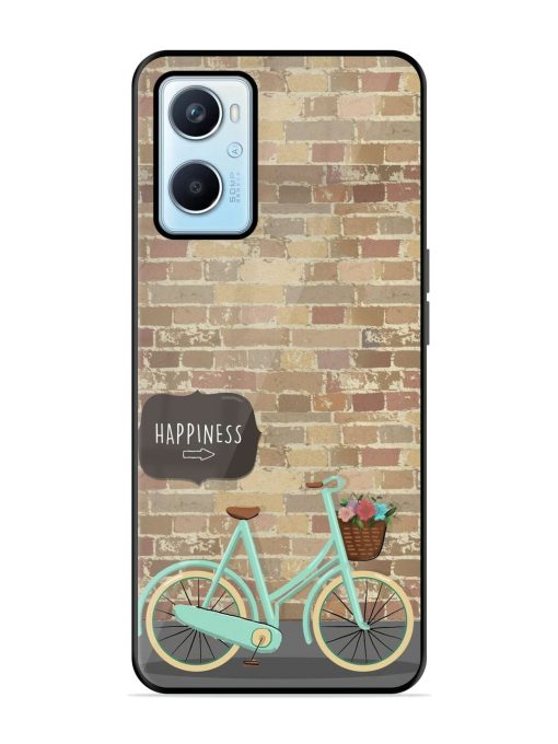 Pedaling Towards Happiness Glossy Soft Edge Case for Oppo A96 Chachhi