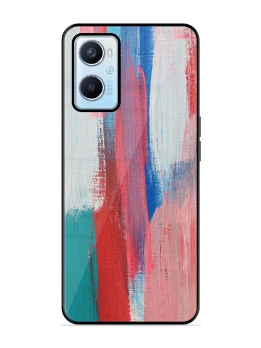 Colorful Chaos Glossy Soft Edge Case for Oppo A96 Chachhi