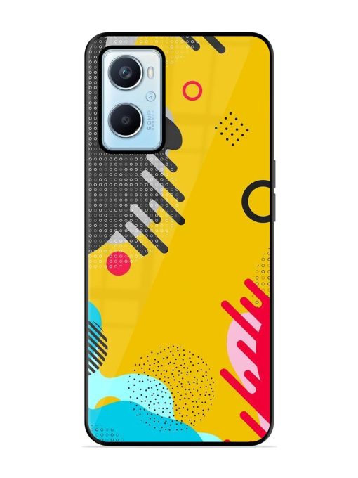 Neon Pop Glossy Soft Edge Case for Oppo A96 Chachhi