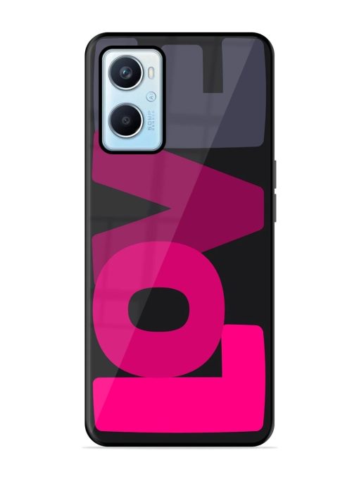 Pixelated Pastel Glossy Soft Edge Case for Oppo A96 Chachhi