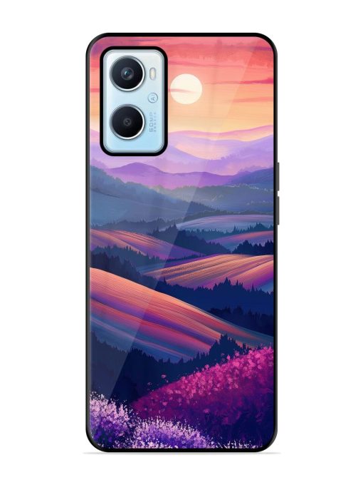 Twilight'S Embrace Glossy Soft Edge Case for Oppo A96 Chachhi