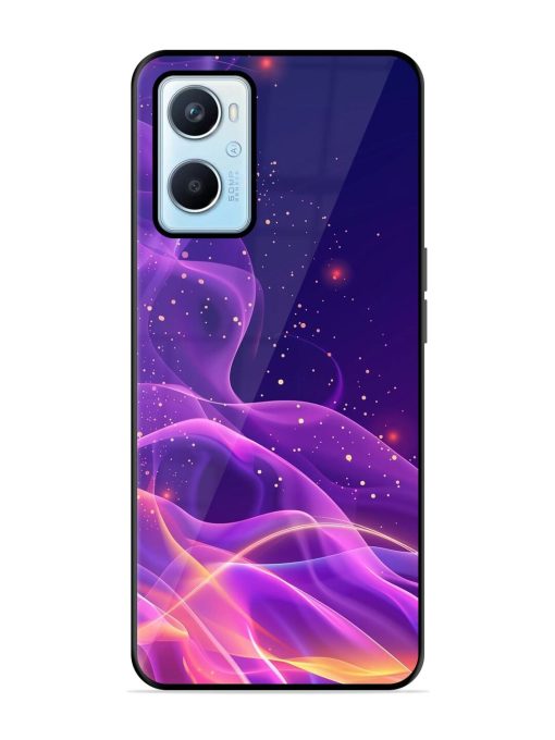 Cosmic Currents Glossy Soft Edge Case for Oppo A96 Chachhi