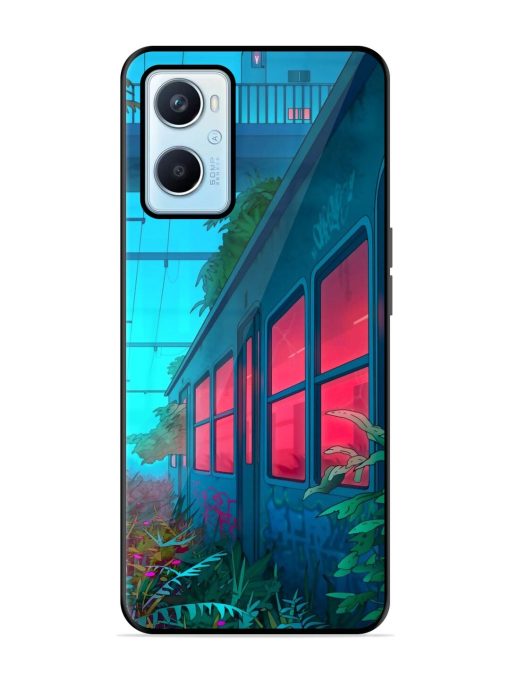 Urban Jungle Glossy Soft Edge Case for Oppo A96 Chachhi