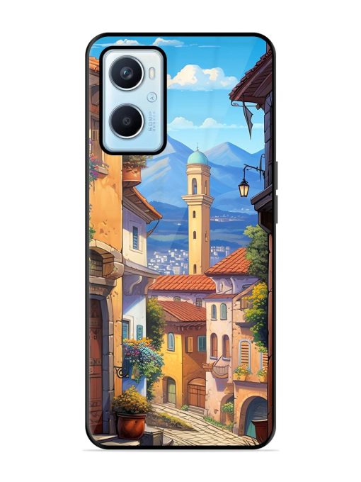 Tuscan Twilight Glossy Soft Edge Case for Oppo A96 Chachhi