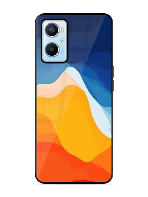 Liquid Landscape Glossy Soft Edge Case for Oppo A96 Chachhi