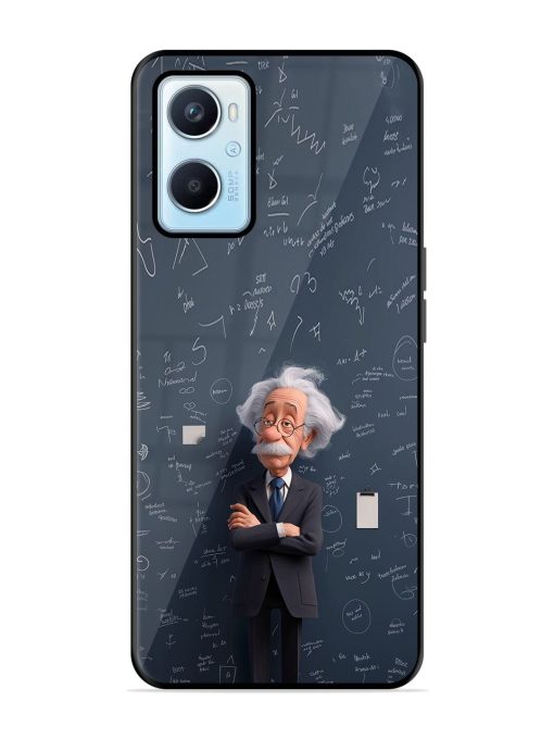 Albert Einstein Glossy Soft Edge Case for Oppo A96 Chachhi