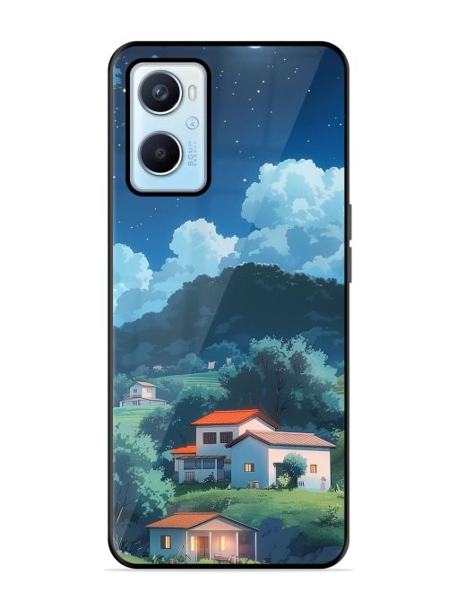 Peaceful Nightscape Glossy Soft Edge Case for Oppo A96 Chachhi