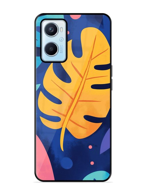 Tropical Tapestry Glossy Soft Edge Case for Oppo A96 Chachhi