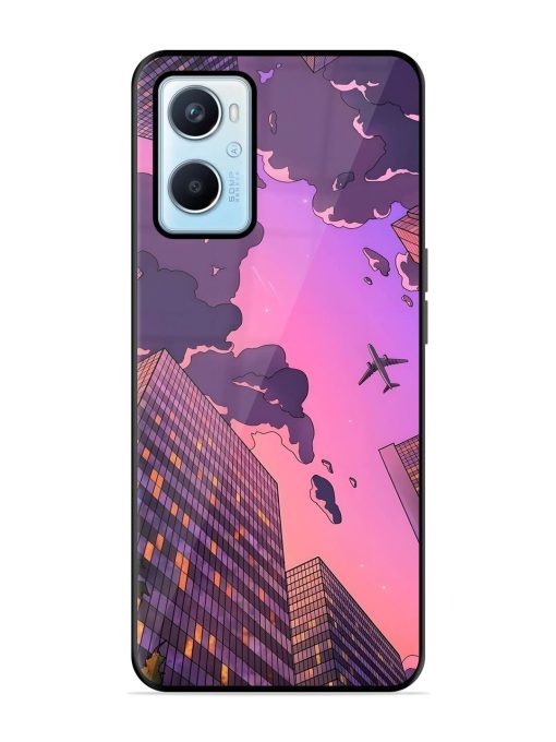 Urban Twilight Glossy Soft Edge Case for Oppo A96 Chachhi