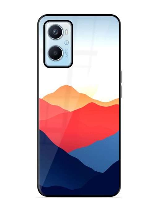 Sunset Peaks Glossy Soft Edge Case for Oppo A96 Chachhi