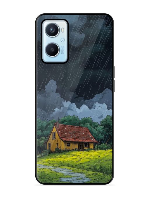 Rainy Day Retreat Glossy Soft Edge Case for Oppo A96 Chachhi