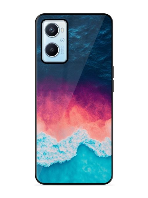 Where The Ocean Meets The Sky Glossy Soft Edge Case for Oppo A96 Chachhi