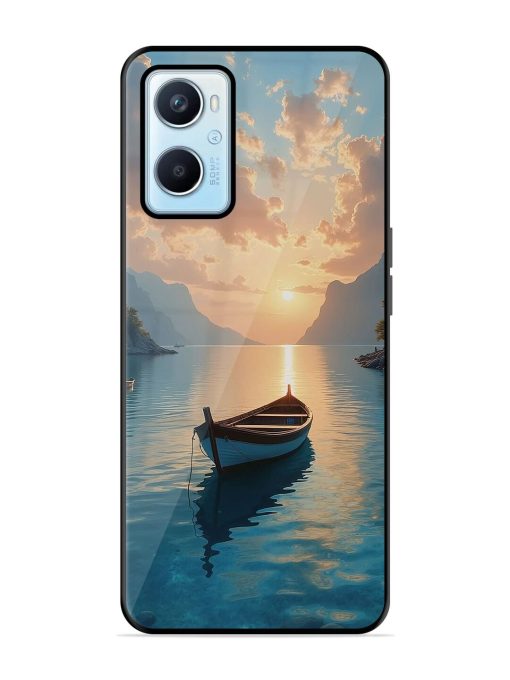 Serene Sunset Glossy Soft Edge Case for Oppo A96