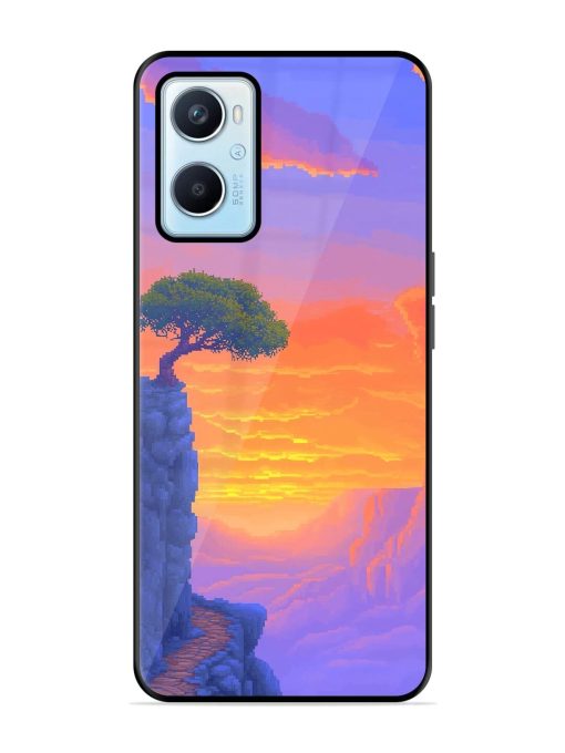 Cliffside Solitude Glossy Soft Edge Case for Oppo A96 Chachhi