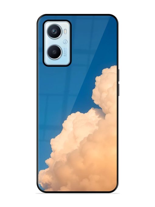 Golden Cloudscape Glossy Soft Edge Case for Oppo A96 Chachhi