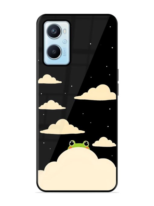 Froggy Night Sky Glossy Soft Edge Case for Oppo A96 Chachhi