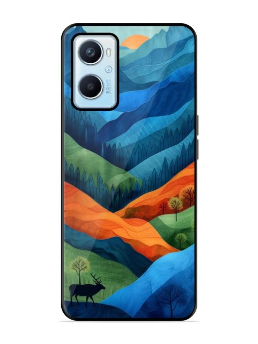 Layers Of The Land Glossy Soft Edge Case for Oppo A96 Chachhi