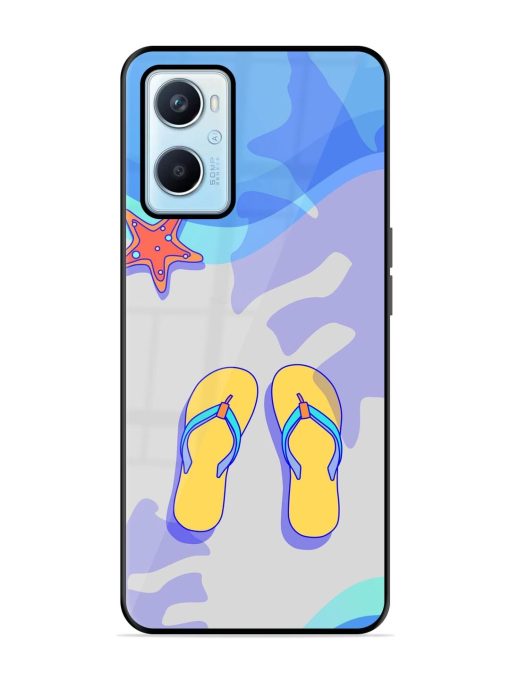 Sandy Toes And Salty Seas Glossy Soft Edge Case for Oppo A96 Chachhi