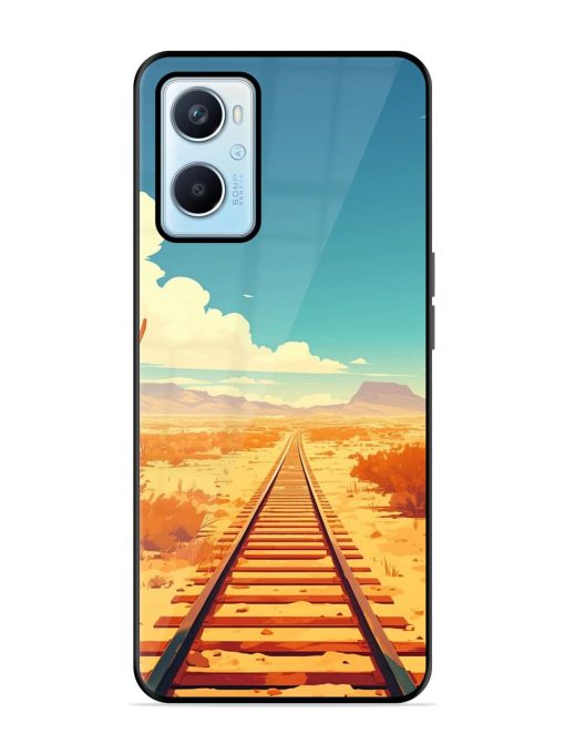 Endless Horizon Glossy Soft Edge Case for Oppo A96 Chachhi