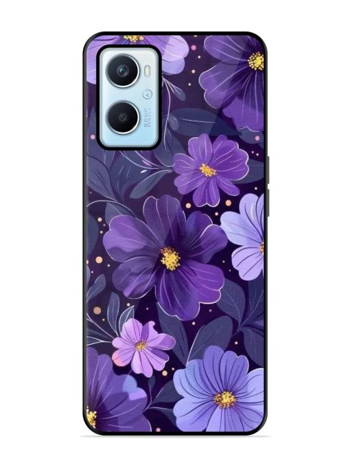 Purple Paradise Glossy Soft Edge Case for Oppo A96