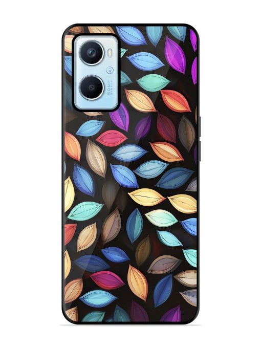 Colorful Kaleidoscope Glossy Soft Edge Case for Oppo A96 Chachhi