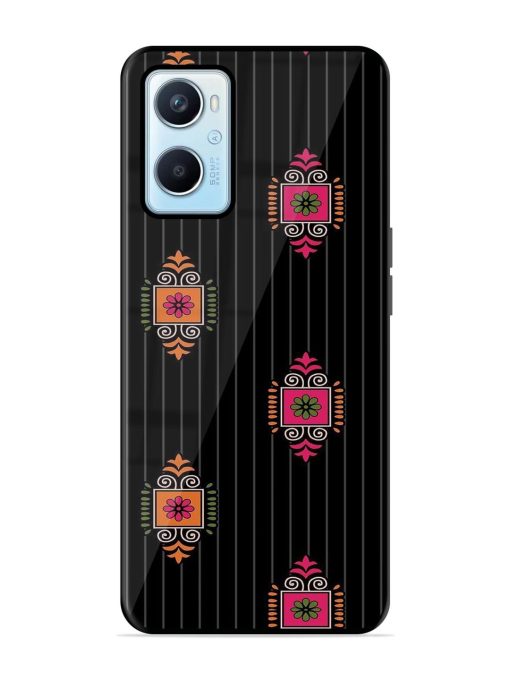 Ornate Elegance Glossy Soft Edge Case for Oppo A96 Chachhi