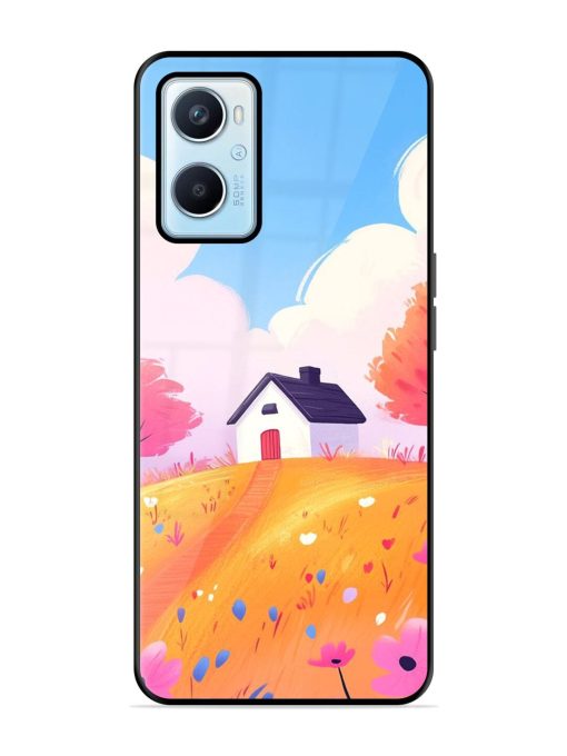 Hilltop Haven Glossy Soft Edge Case for Oppo A96 Chachhi