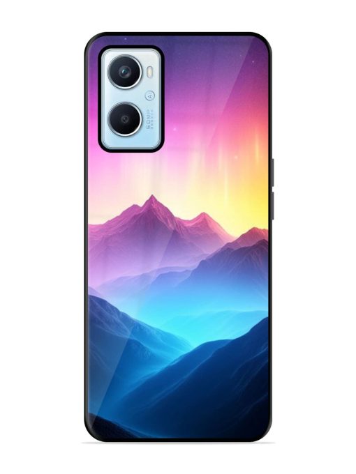 Cosmic Mountains Glossy Soft Edge Case for Oppo A96 Chachhi