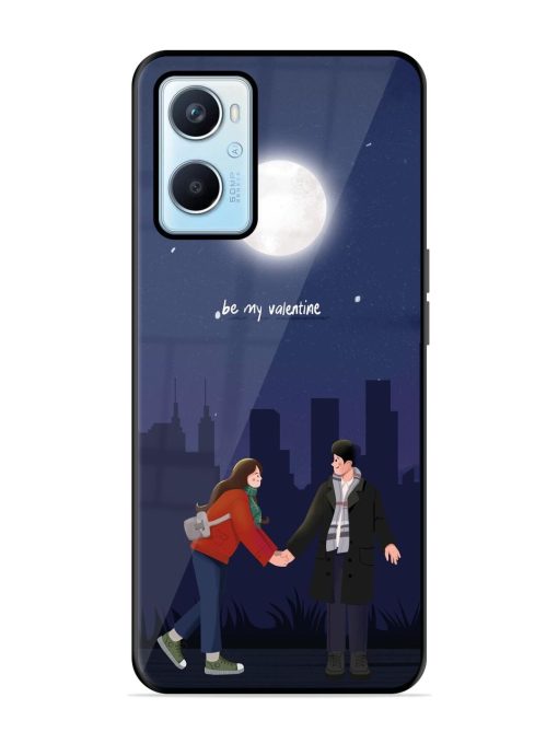 Moonlight Proposal Glossy Soft Edge Case for Oppo A96 Chachhi