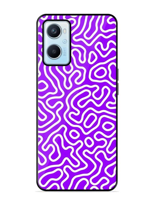 Wavy Wonder Glossy Soft Edge Case for Oppo A96 Chachhi