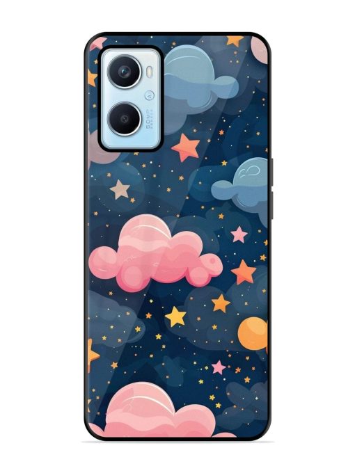 Twinkling Dreams Glossy Soft Edge Case for Oppo A96 Chachhi