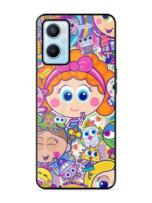 Distroller Friends Glossy Soft Edge Case for Oppo A96 Chachhi