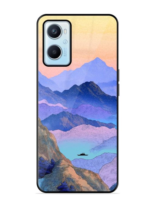 Mountain Mist Glossy Soft Edge Case for Oppo A96 Chachhi